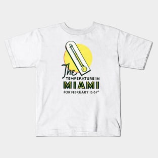 1930s February in Miami, Florida Kids T-Shirt